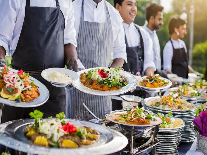 Who provides the best catering for small parties and weddings?