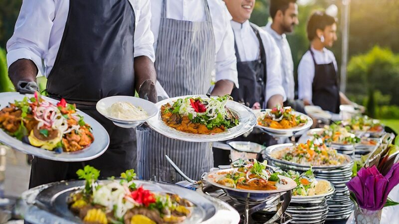 Who provides the best catering for small parties and weddings?