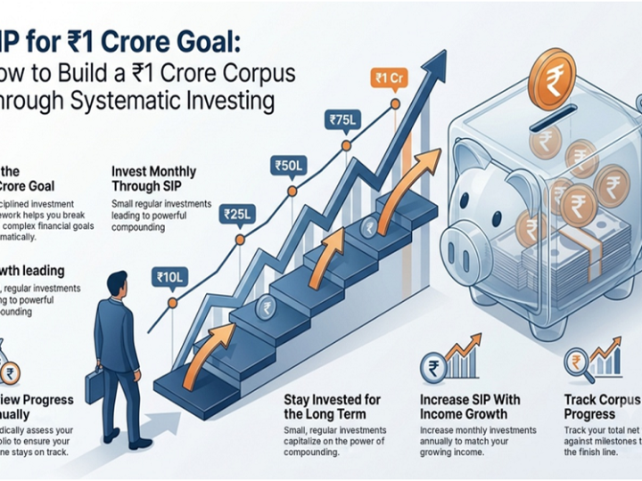 SIP for ₹1 Crore Goal: How to Build a ₹1 Crore Corpus Through Systematic Investing